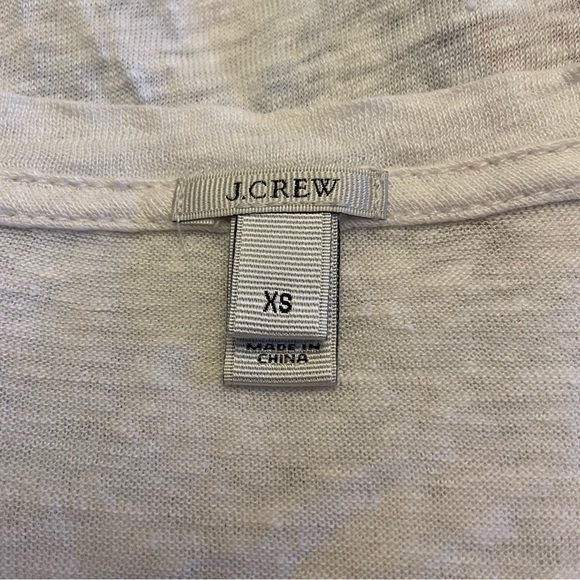 J. Crew Lightweight Paisley Short Sleeved T-Shirt.  Size XS - Picture 5 of 6